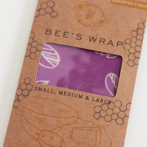 Wax Wrap - Clover Print - Assorted Set Of 3 Sizes (S, M, L)