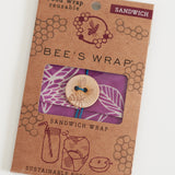 Wax Wrap - Clover Print - Sandwich Wrap