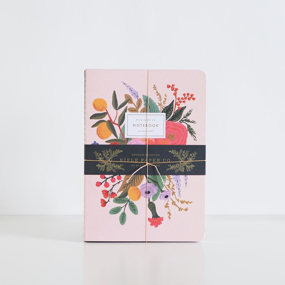 Garden Party Notebook - Set Of Three