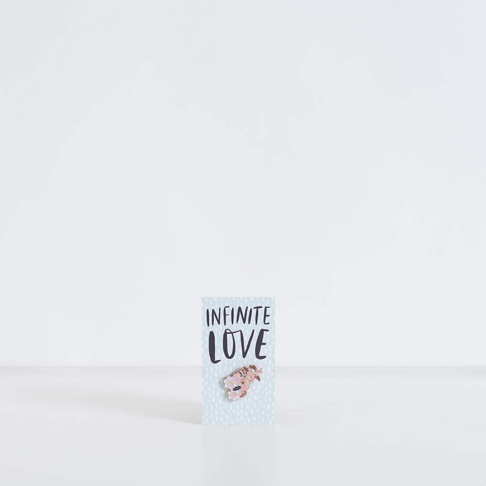 Infinity Snake Enamel Pin