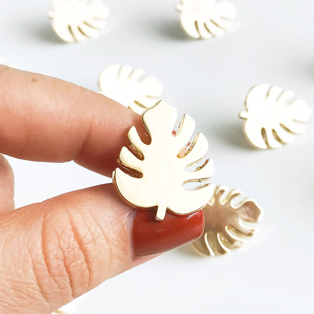 Monstera Leaf Lapel Pin