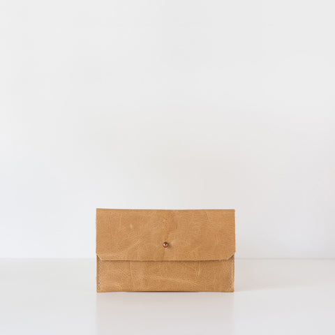 Arden Leather Mini Wallet - Tan
