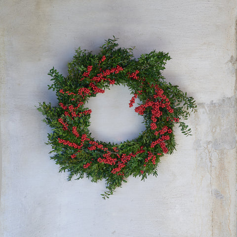 Boxwood Berry Wreath