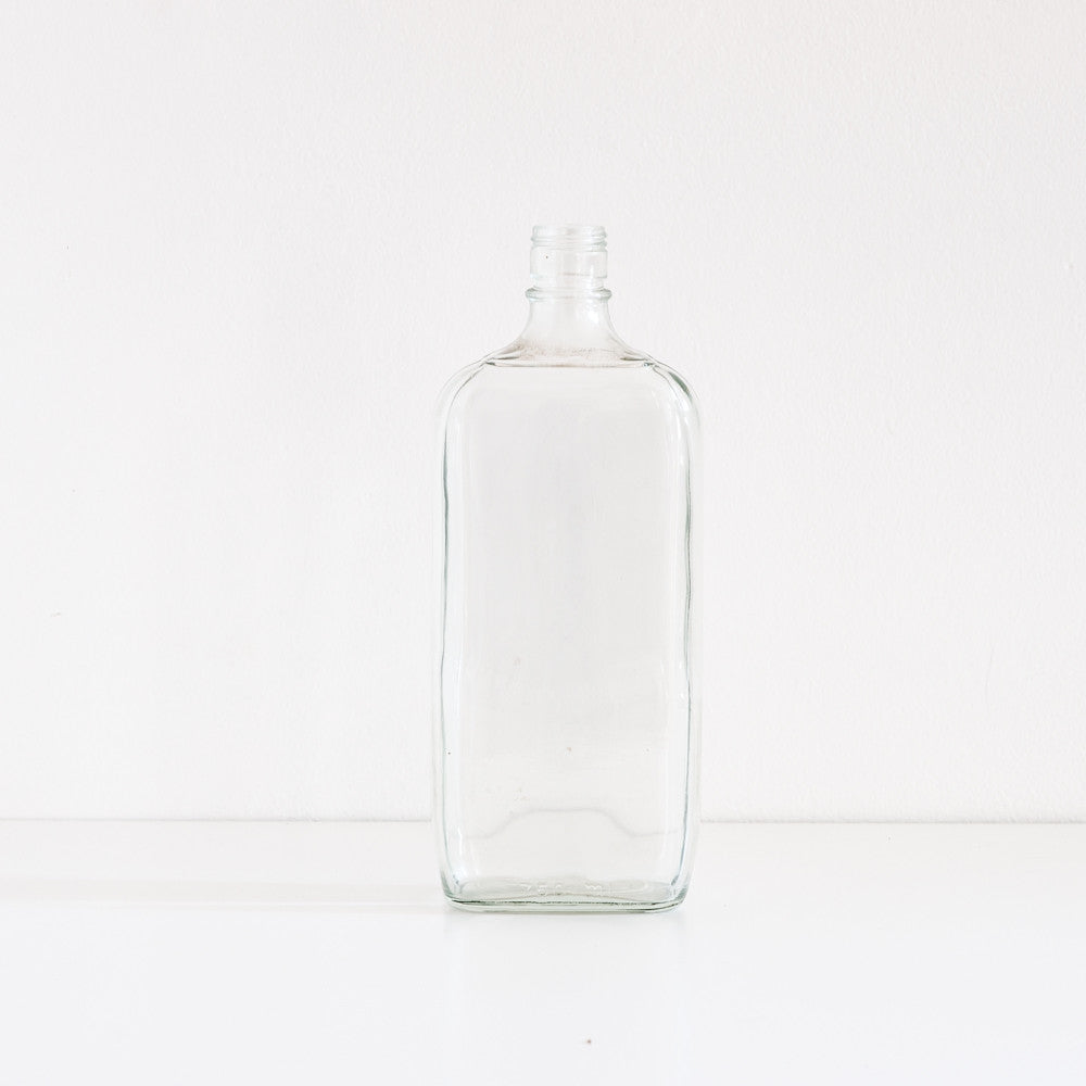 Simple Clear Glass Bottle