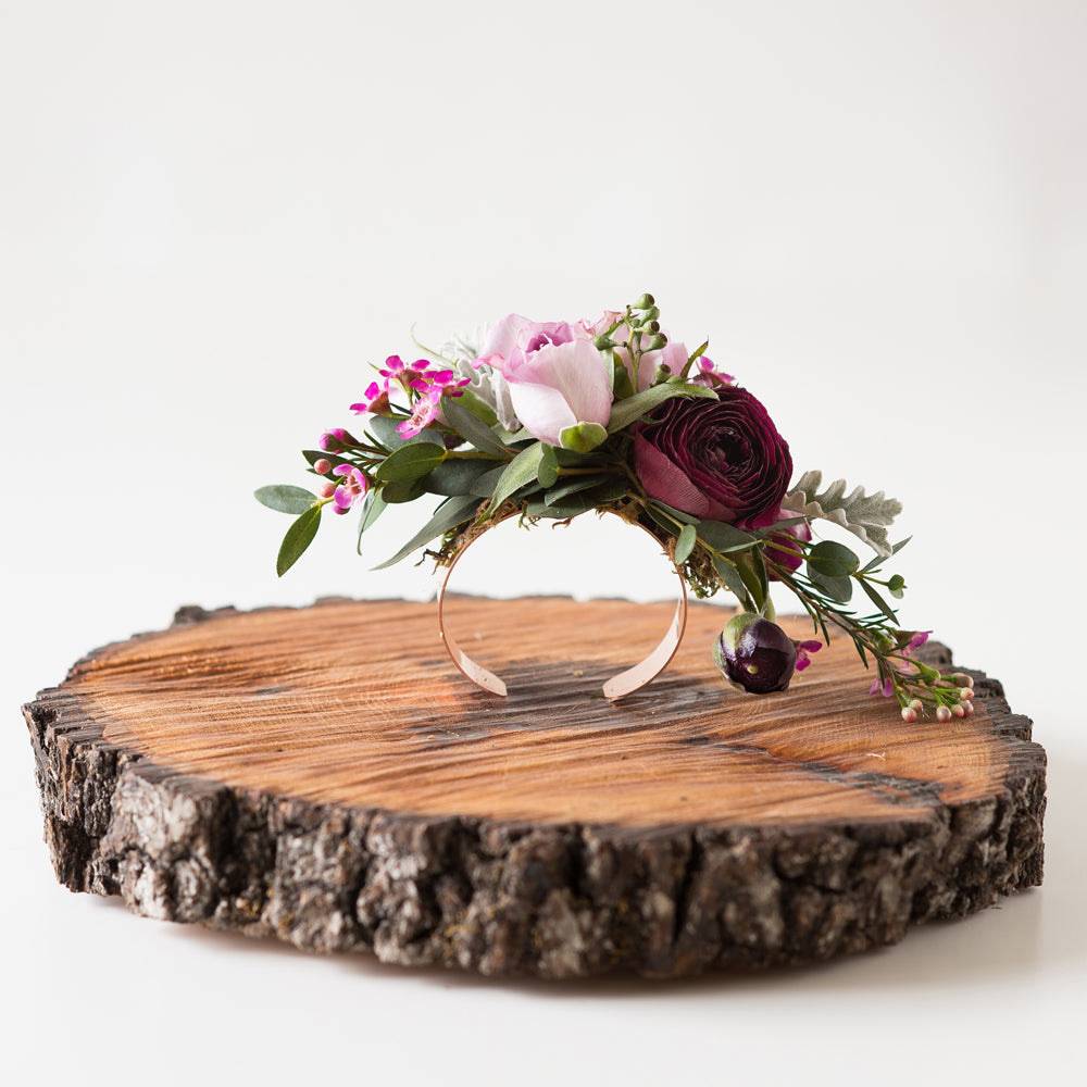 Prom Corsage - Purple