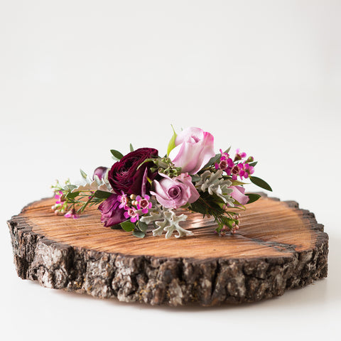 Prom Corsage - Purple