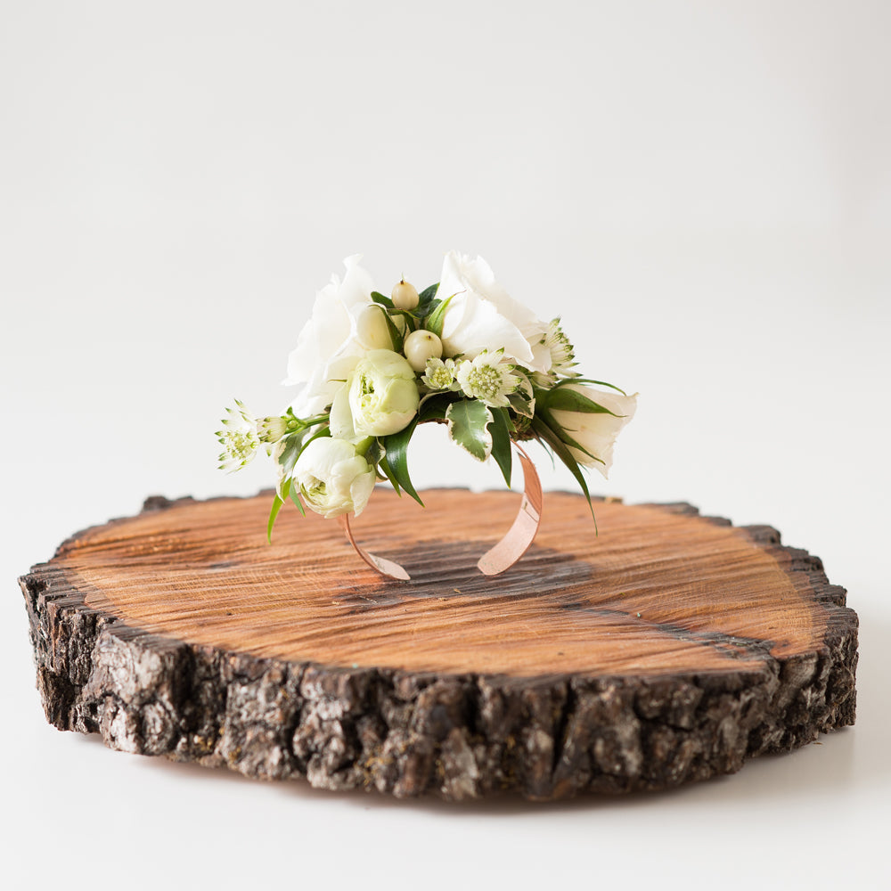 Prom Corsage - White