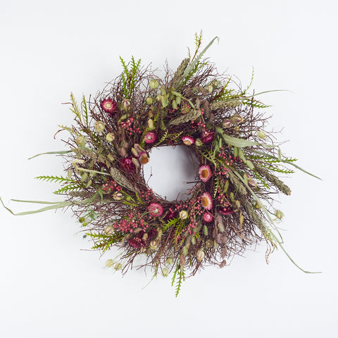 Strawflower Wreath