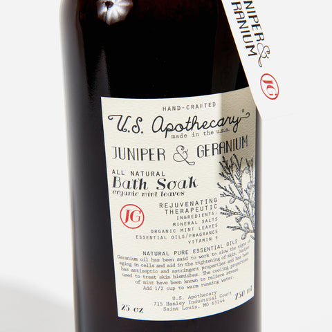 Juniper & Geranium Bath Soak