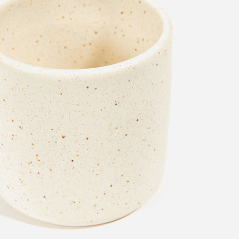Ceramic Cup - Speckled White