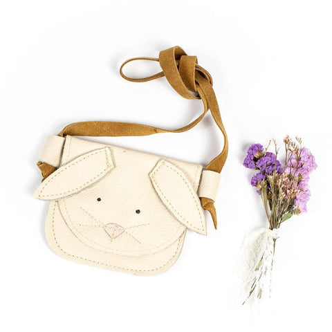 Cream Bunnies Critters Leather Little Girls PURSE  Kids