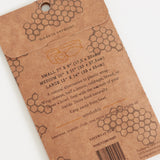 Wax Wrap - Honeycomb Print - Assorted Set Of 3 Sizes (S, M, L)