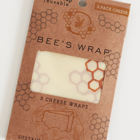 Wax Wrap - Honeycomb Print - Cheese 3 Pack