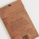 Wax Wrap - Honeycomb Print - Cheese 3 Pack