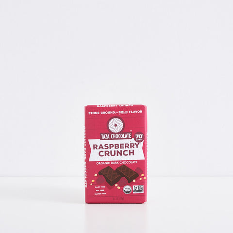 Raspberry Crunch Dark Chocolate Bar