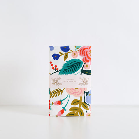 Floral Vines Tea Towel