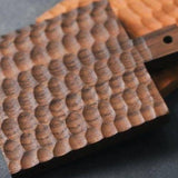 Carved Mini Wood Board/Coaster - Dark Finish