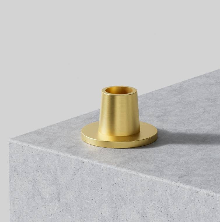 Prima Brass Gold Candlestick Holder | Taper Candle Holder