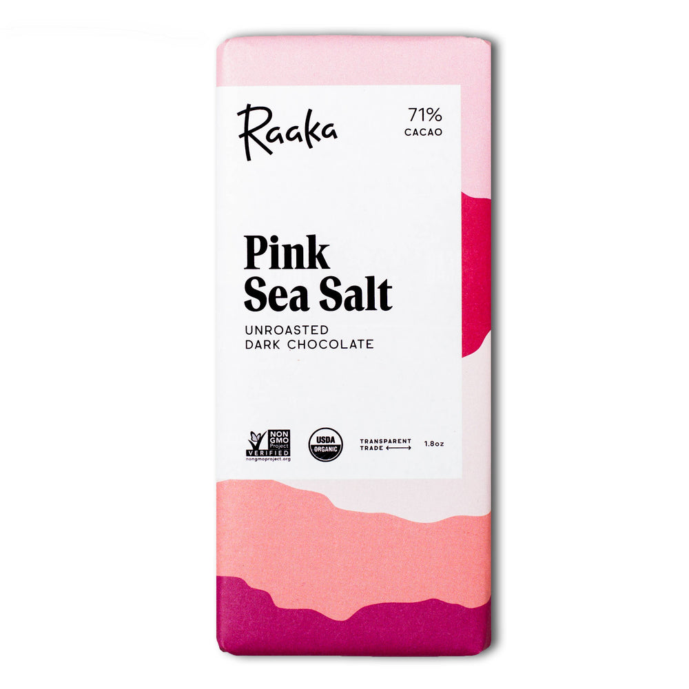 71% Pink Sea Salt Chocolate Bar