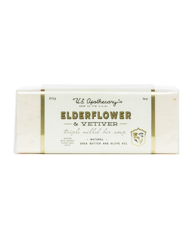 Elderflower & Vetiver Tripple Milled Bar Soap