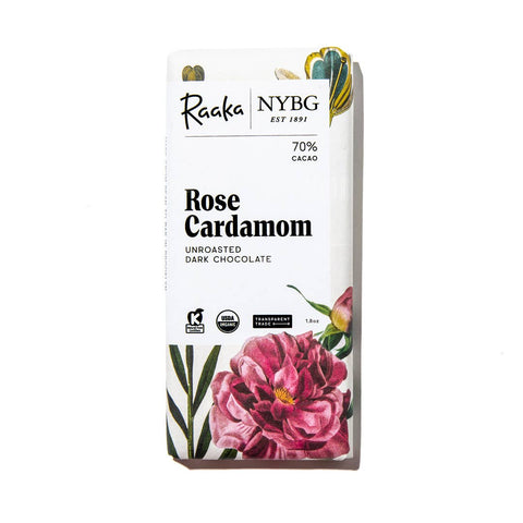 70% Rose Cardamom Chocolate Bar - Limited Batch