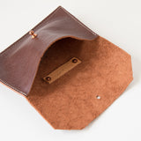 Arden Leather Mini Wallet - Brown