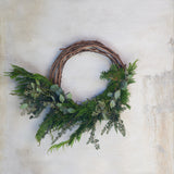 Simple Half Mixed Wreath
