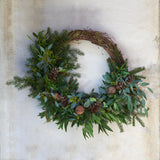 Foraged Half Mixed Wreath