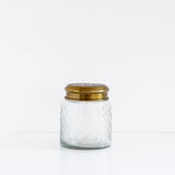 Medium Etched Glass Jar
