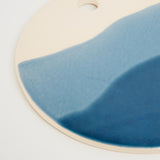 Ceramic Cheese Board - Tide Blue Wash