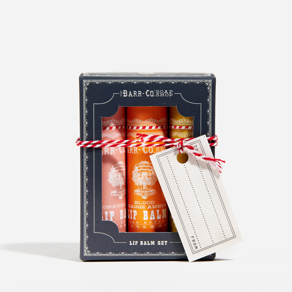 Warm Trio Lip Balm Gift Set