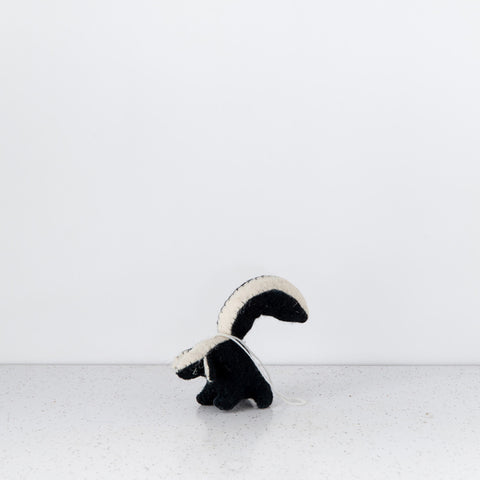 Felted Forest Friend - Shy Skunk