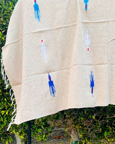 Thunderbird Throw Blanket l Fall Throw l Mexican Blanket