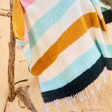 Ohana Lightweight Beach Blanket l Mexican Blanket l Throw