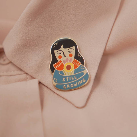 Still Growing Enamel Pin