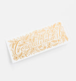 Champagne Floral Congrats