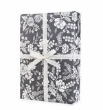 Graphite Lace Wrapping Paper