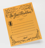 New Years Resolution Constitution Card