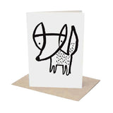 FOX GREETING CARD WITH ENVELOPE